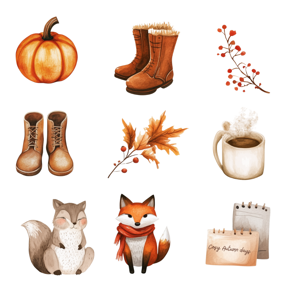 cozy autumn digital stickers

fall aesthetic stickers

autumn leaves stickers digital download

pumpkin spice digital stickers

fall stickers for digital planners

autumn scrapbooking stickers

printable fall stickers